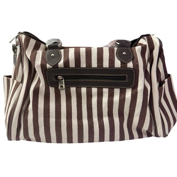 Montana West Duffle Satchel with Guitar Shoulder Strap NWT Aztec woven Canvas - Picture 6 of 8